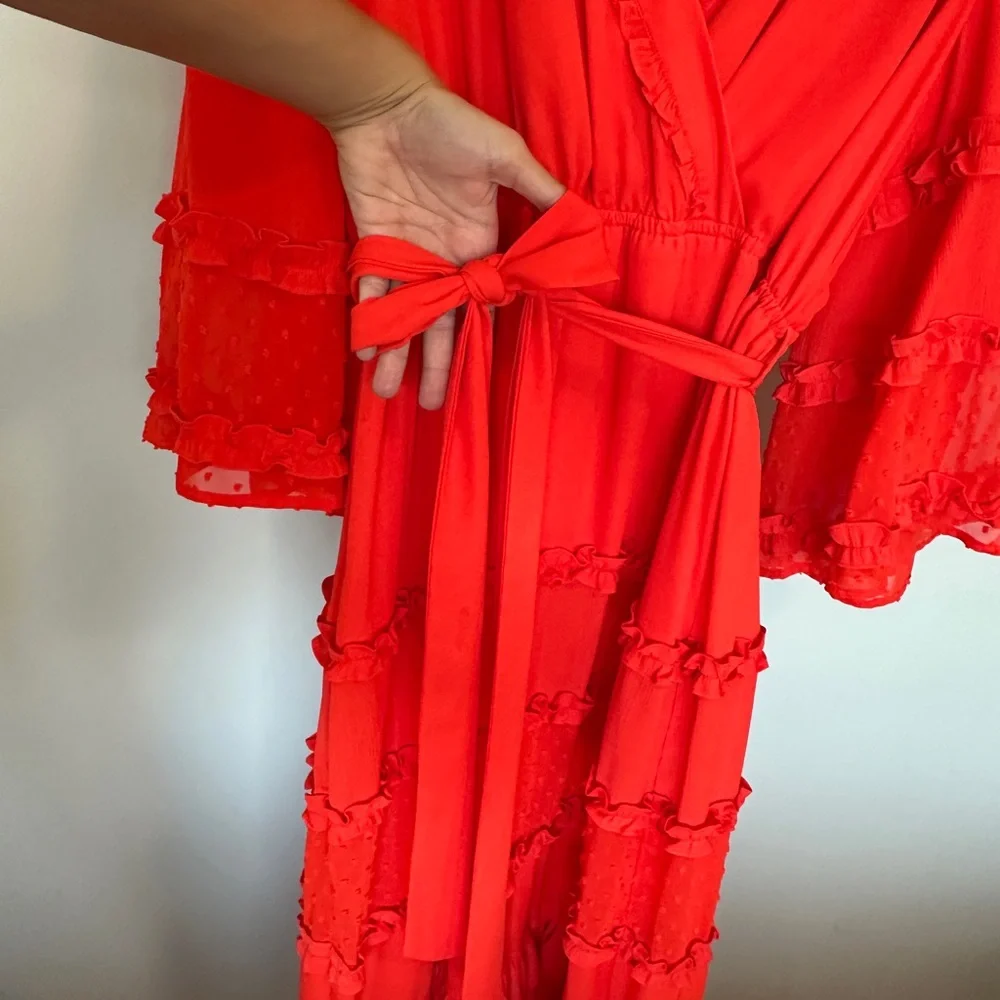 Alexis X Target Orange Ruffle Dress - Picture 10 of 12